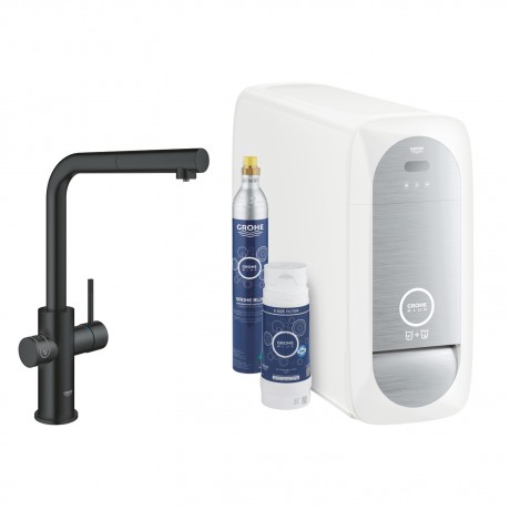 31539KS0 GROHE Blue Home - Комплект с L-чучур с издърпващ се аератор